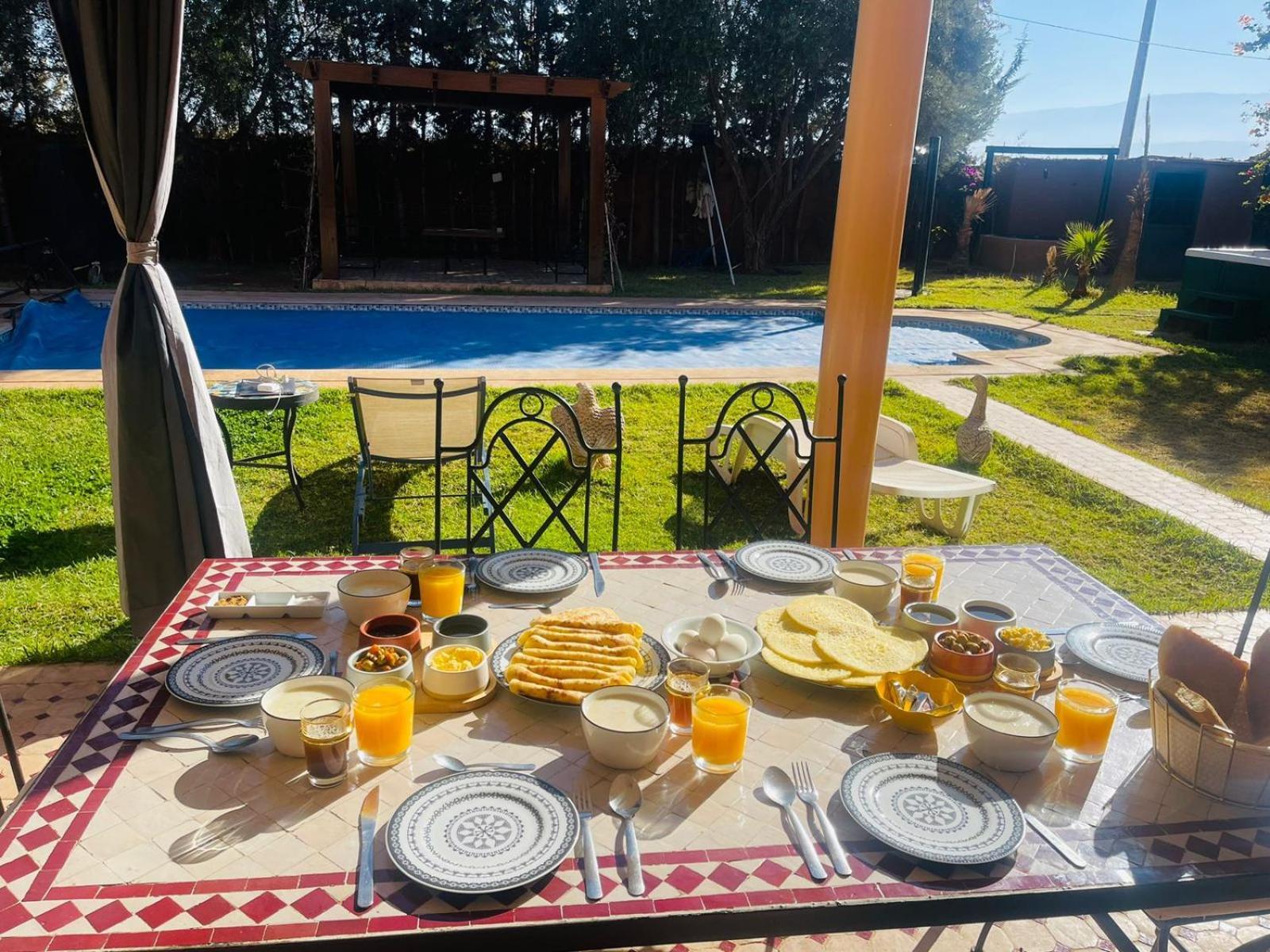 Ilafe Farmhouse, Villa Avec Piscine Chauffee Privee Et Jacuzzi Pour Familles Marrakesh Exterior photo